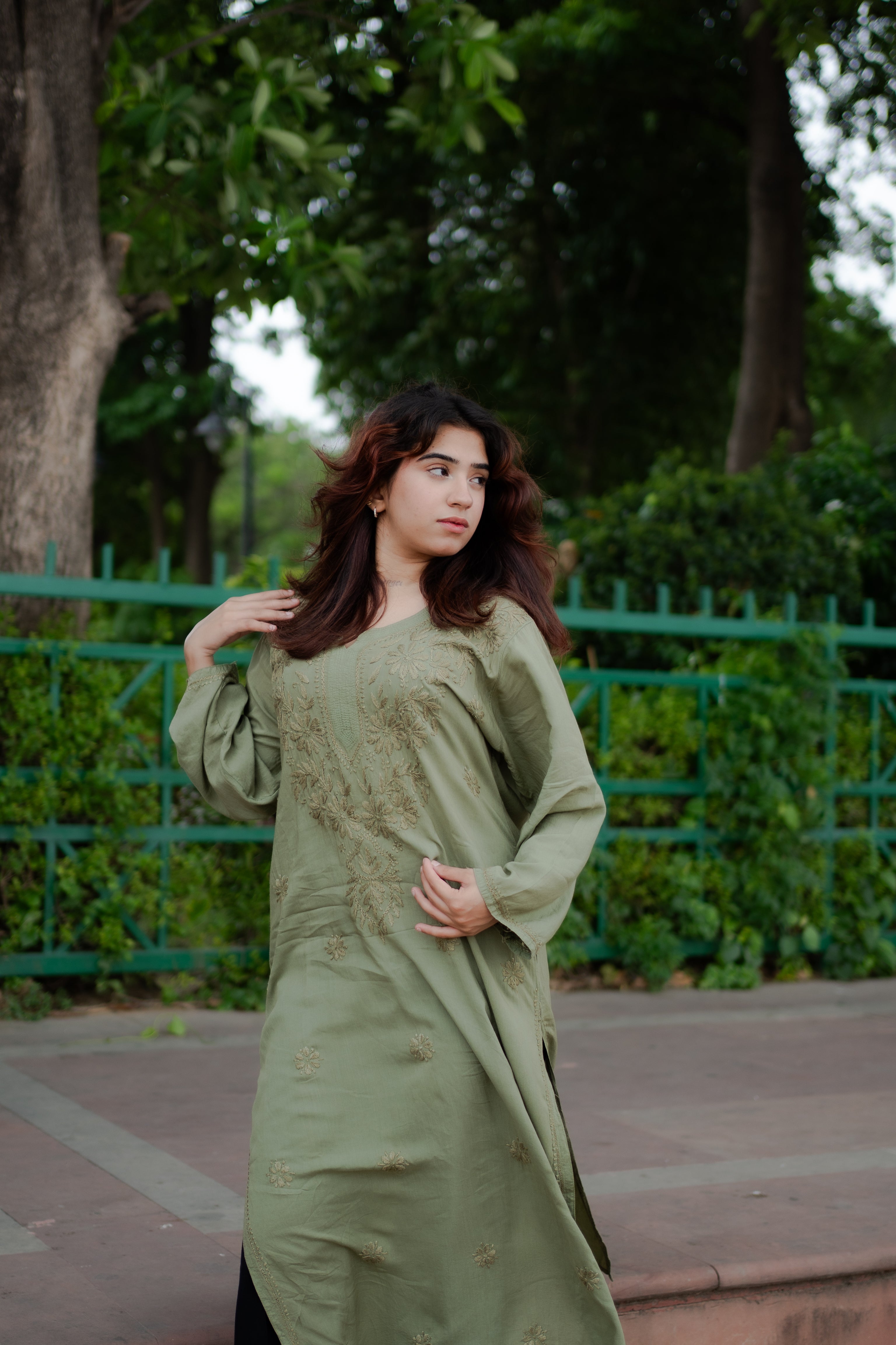 Premium Light Muslin Chikankari