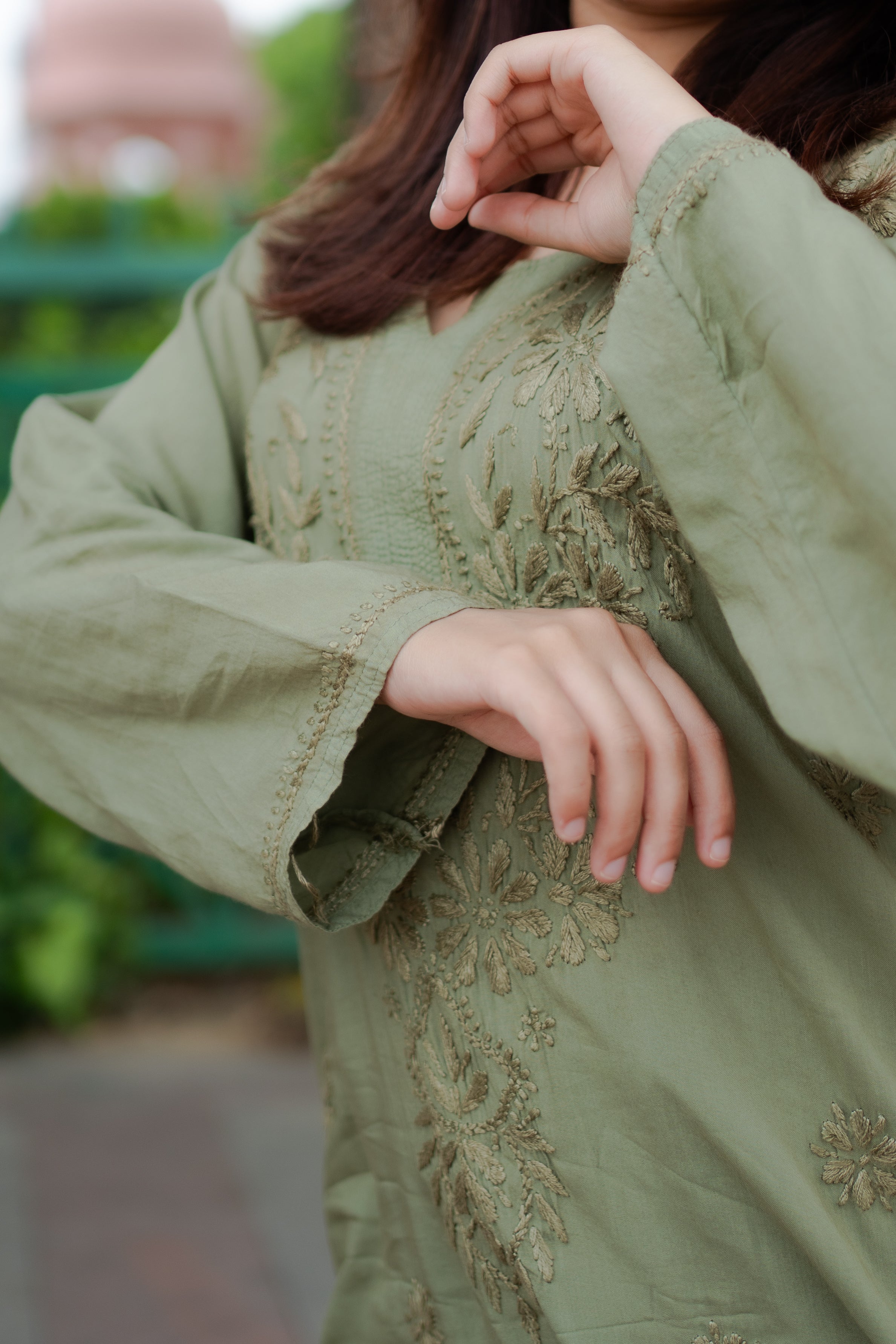 Premium Light Muslin Chikankari